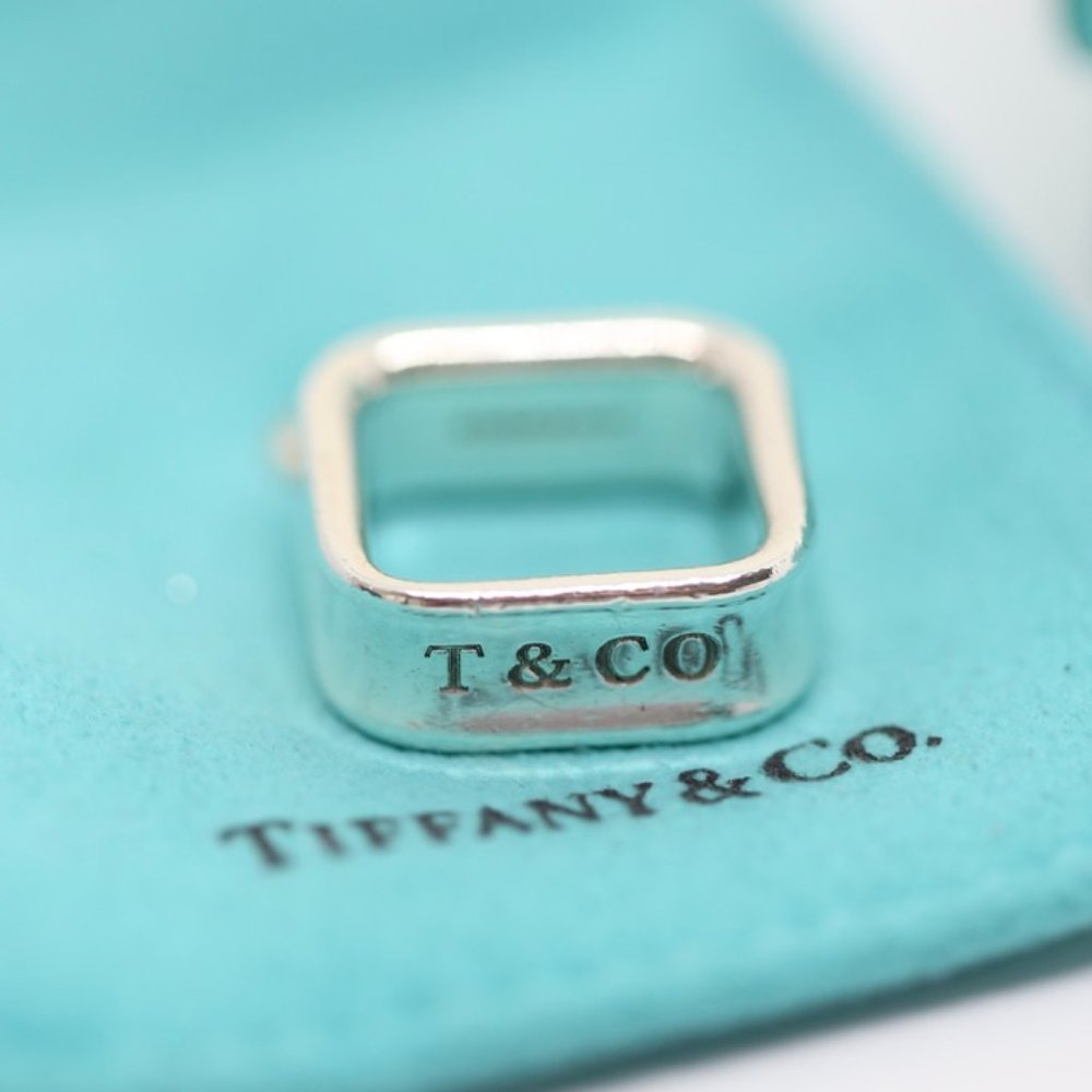 Tiffany & Co. 1837 Square Ring Size 5 - Picture 2 of 8
